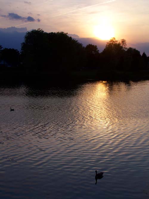 sunrise over Fairy Lake