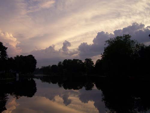 dusk at Fairy Lake, Acton, Ontario