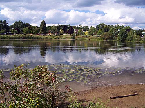 Fairy Lake in Prospect Park, Acton during a cloudy August day in 2007