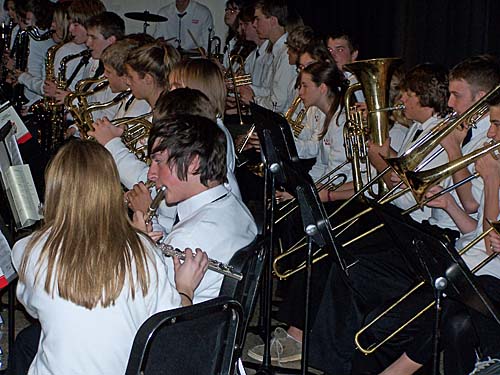 Acton High School Band, Ontario, Canada. October 4, 2007