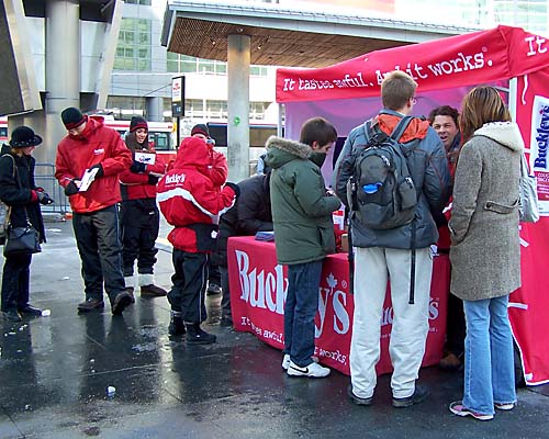 Buckleys cough syrup - Younge Dundas Square, Toronto