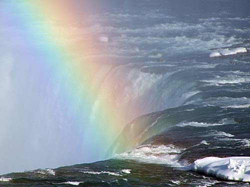 Rainbow at Niagara Falls, Ontario