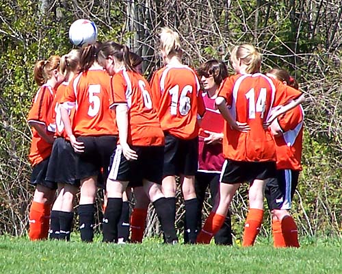 2008 Acton outdoor soccer team - orange