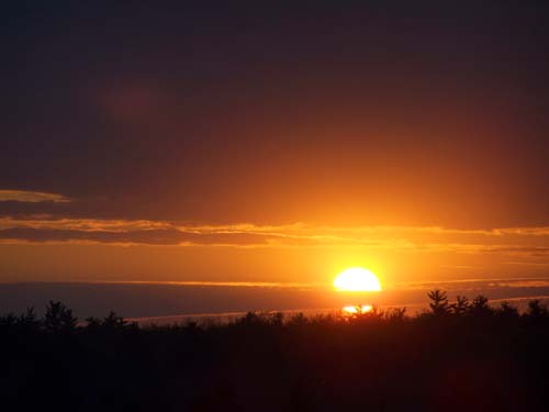 sunrise on May 20, 2008 just north of Milton, Ontario