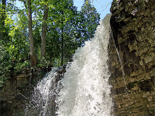 HIlton Falls Conservation Area waterfall, Ontario