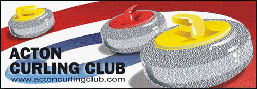 Acton Curling Club website header by Ann Hamilton.