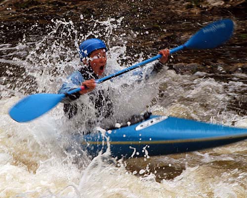 Whitewater Ontario 2008 Elora Downriver Kayak Slalom Race