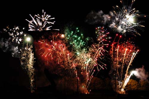 Georgetown Bang-O-Rama 2008 fireworks - photo collage