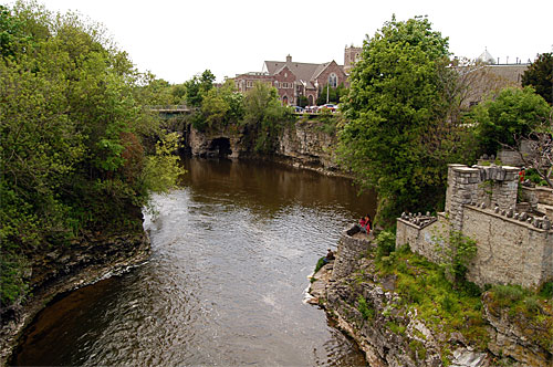 Elora River in the Town of Fergus