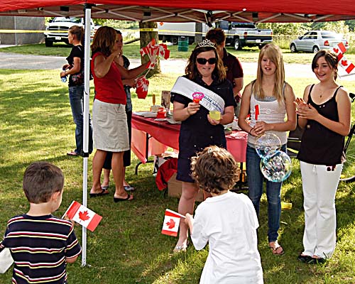 Acton BIA volunteers - Acton's 2008 Canada Day celebrations