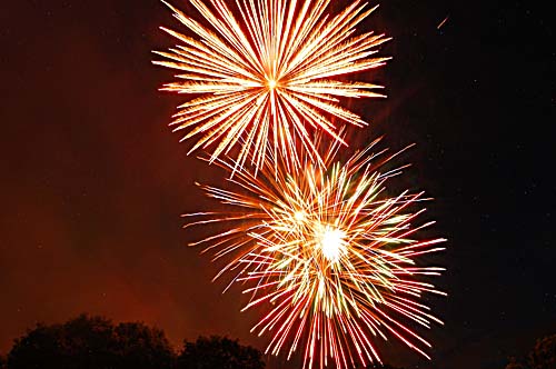 Acton's 2008 Canada Day celebrations - Acton Firefighters Association fireworks show in Prospect Park