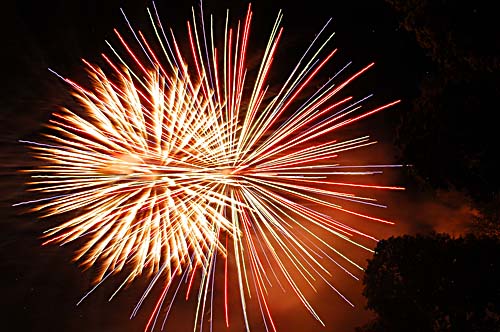 Acton's 2008 Canada Day celebrations - Acton Firefighters Association fireworks show in Prospect Park