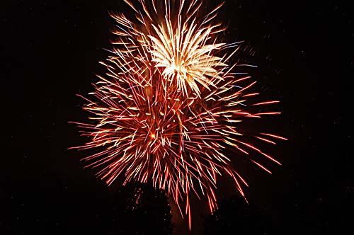 Acton's 2008 Canada Day celebrations - Acton Firefighters Association fireworks show in Prospect Park