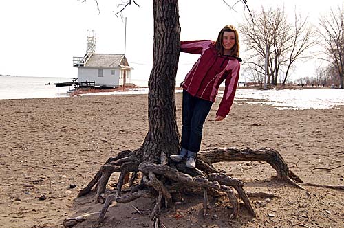 Erin at Cherry Beach, Toronto