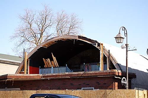 The Roxy starts it's renovations in Acton, Ontario. The former theatre and later a bar/restaurant is undergoing another makeover.