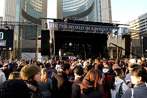 Toronto, Ontario Earth Hour celebrations March 29, 2008