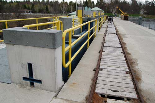 deck of the Swift Rapids Dam