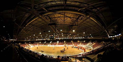 2008 Ontario Dodge Rodeo tour, Mississauga's Hershey Centre - inside the arena