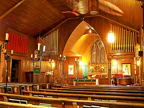 Acton's St Alban the Martry Church - 135th Anniversary. Looking towards the altar