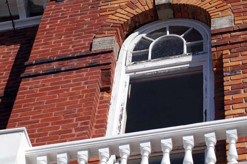 old Acton, Ontario City Hall balcony