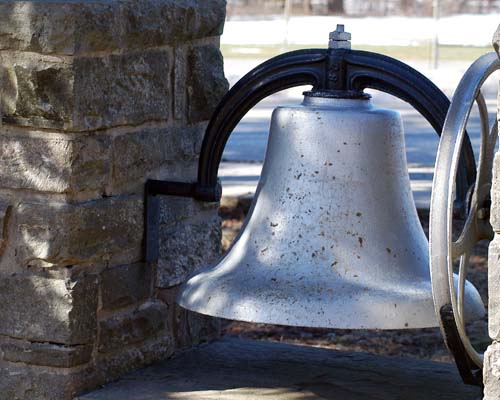 Acton Ontario's bell at Robert Little Public School