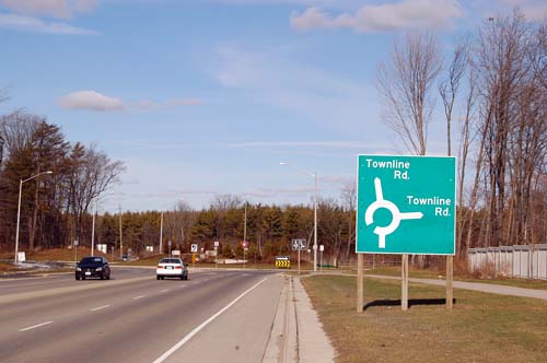 Cambridge, Ontario traffic circle